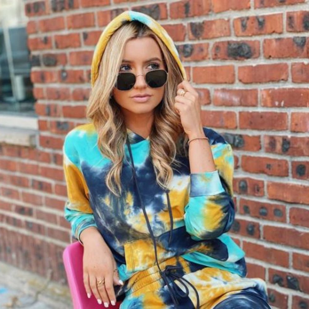 Tie Dye Hoodie Sweatshirt - New Without Tags